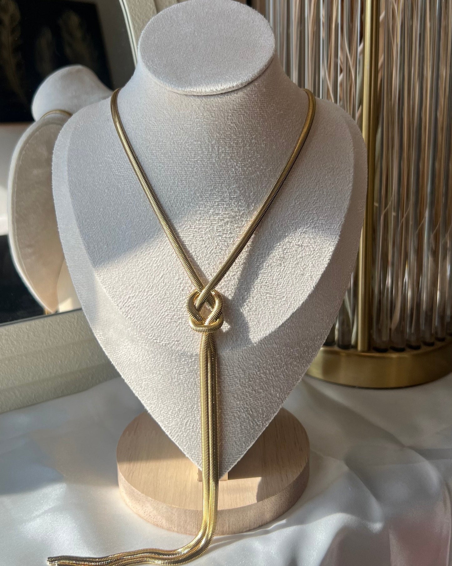 Noeud de grâce - Collier en acier inoxydable