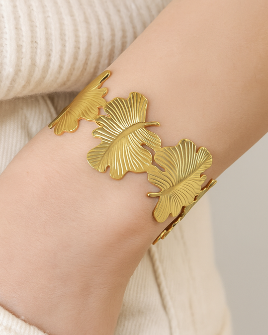 Flora - Bracelet en acier inoxydable