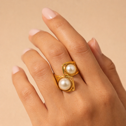 Mia - Bague en acier inoxydable