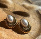 Perlora - Boucles d'oreilles en acier inoxydable