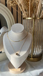 Linéa Cube - Collier en acier inoxydable
