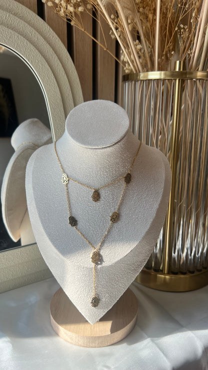 Main de Fatma - Collier en acier inoxydable