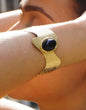 Noir Éclipse - Bracelet en acier inoxydable