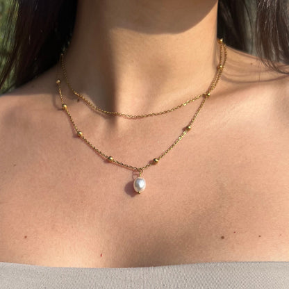 Perline - Collier en acier inoxydable