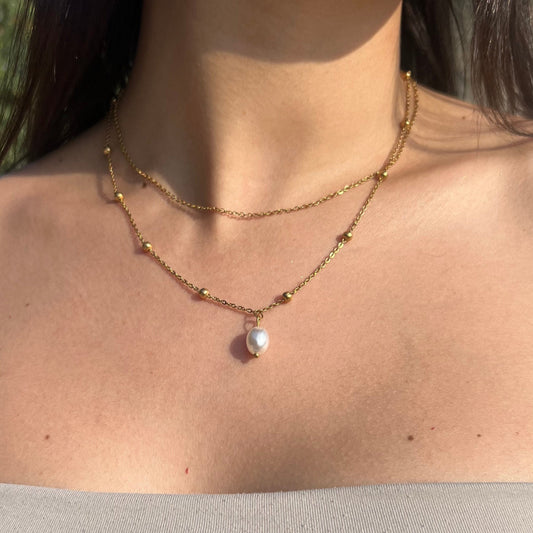 Perline - Collier en acier inoxydable
