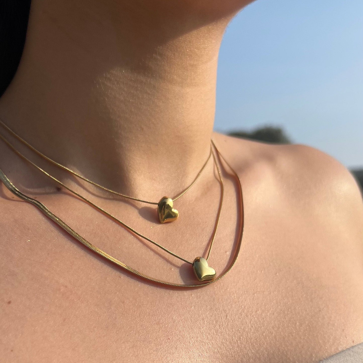Amoria - Collier en acier inoxydable
