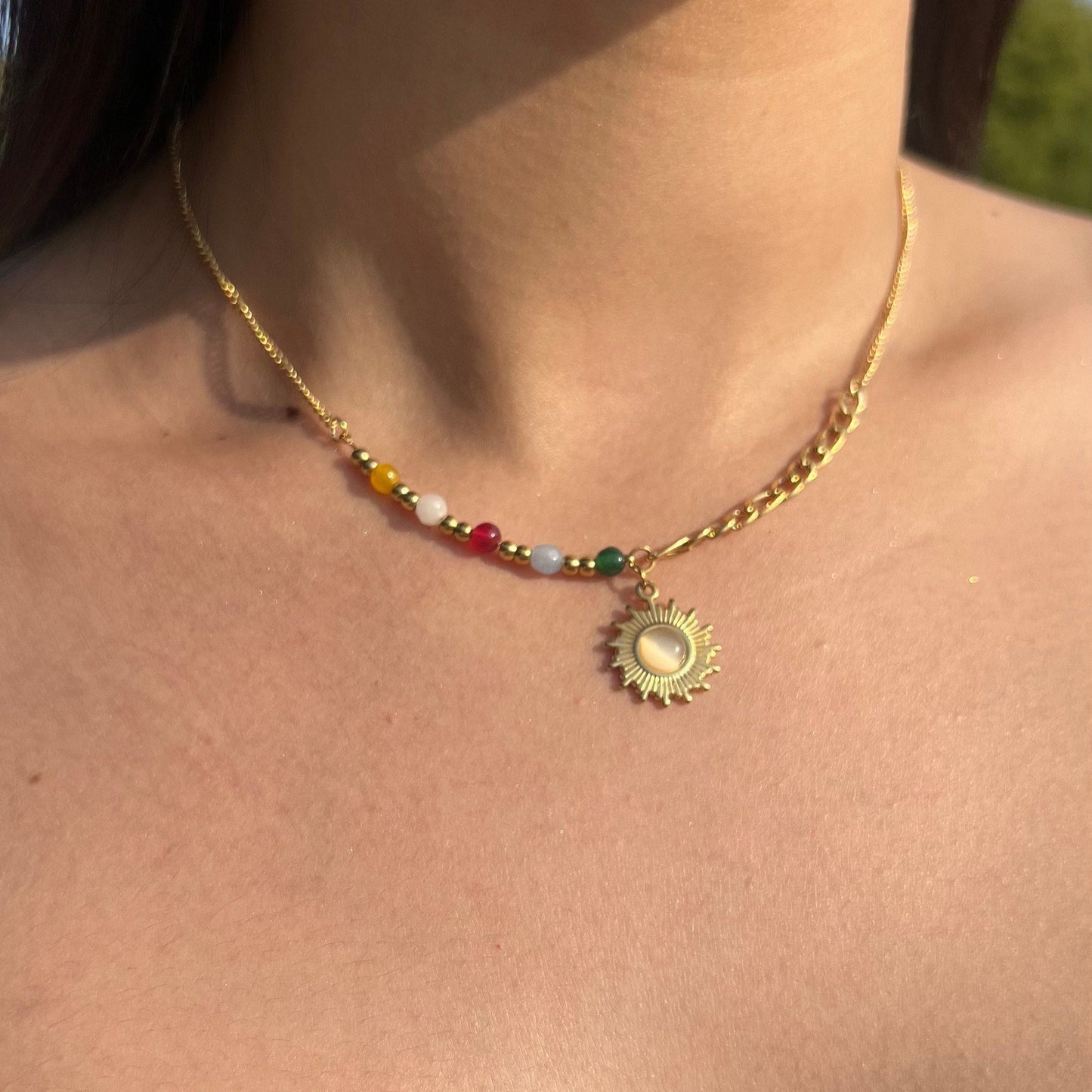 Soleia - Collier en acier inoxydable