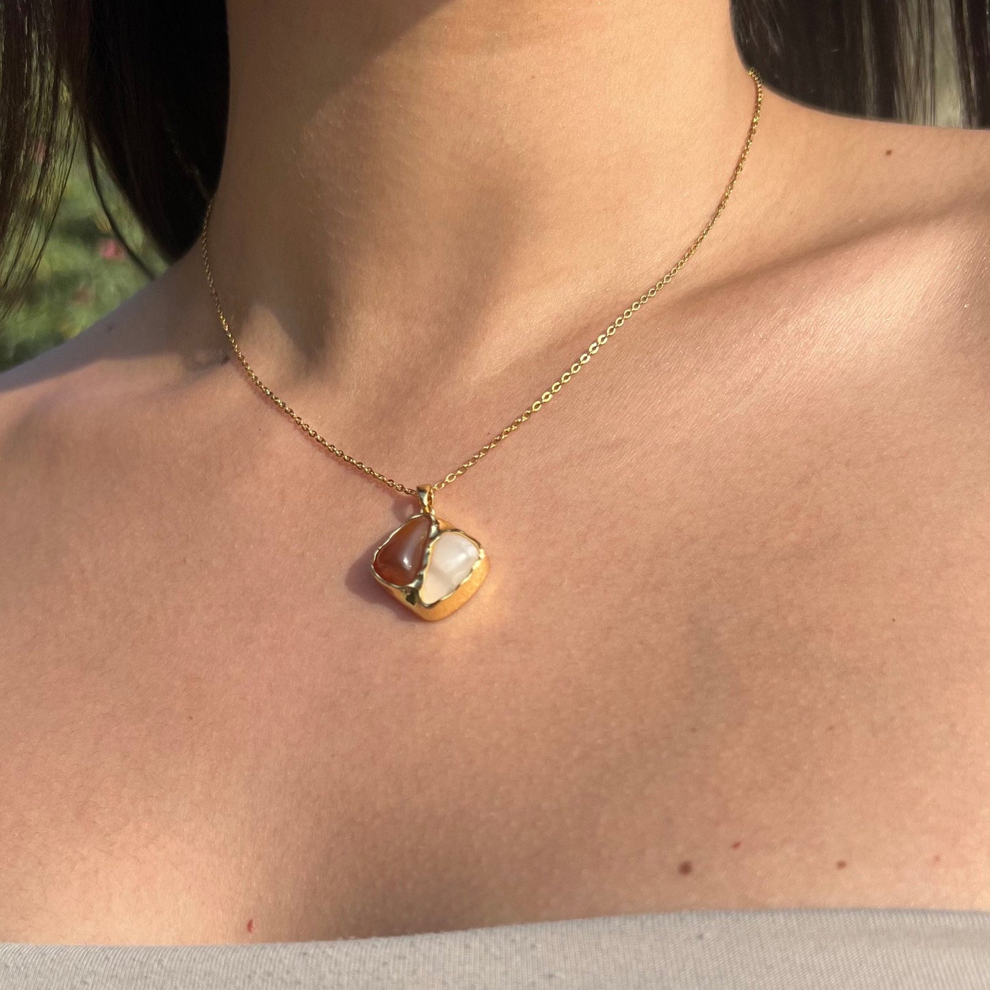 Lunara - Collier en acier inoxydable