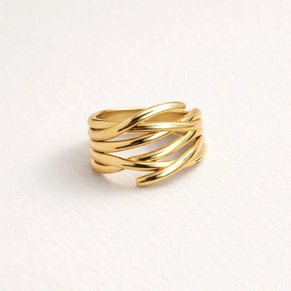 Aurélie - Bague en acier inoxydable