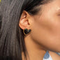 Athèna - Boucles d'oreilles en acier inoxydable