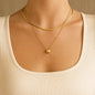 Linéa Cube - Collier en acier inoxydable